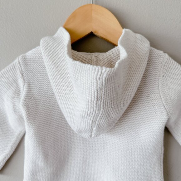 H&M Knit button up hoodie sweater 2-4m unisex baby girl boy kids clothes - Picture 8 of 12